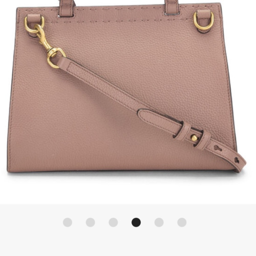 Gucci Marmont GG 2 way Pink/tan Satchel with Gold Accent - Picture 3 of 17